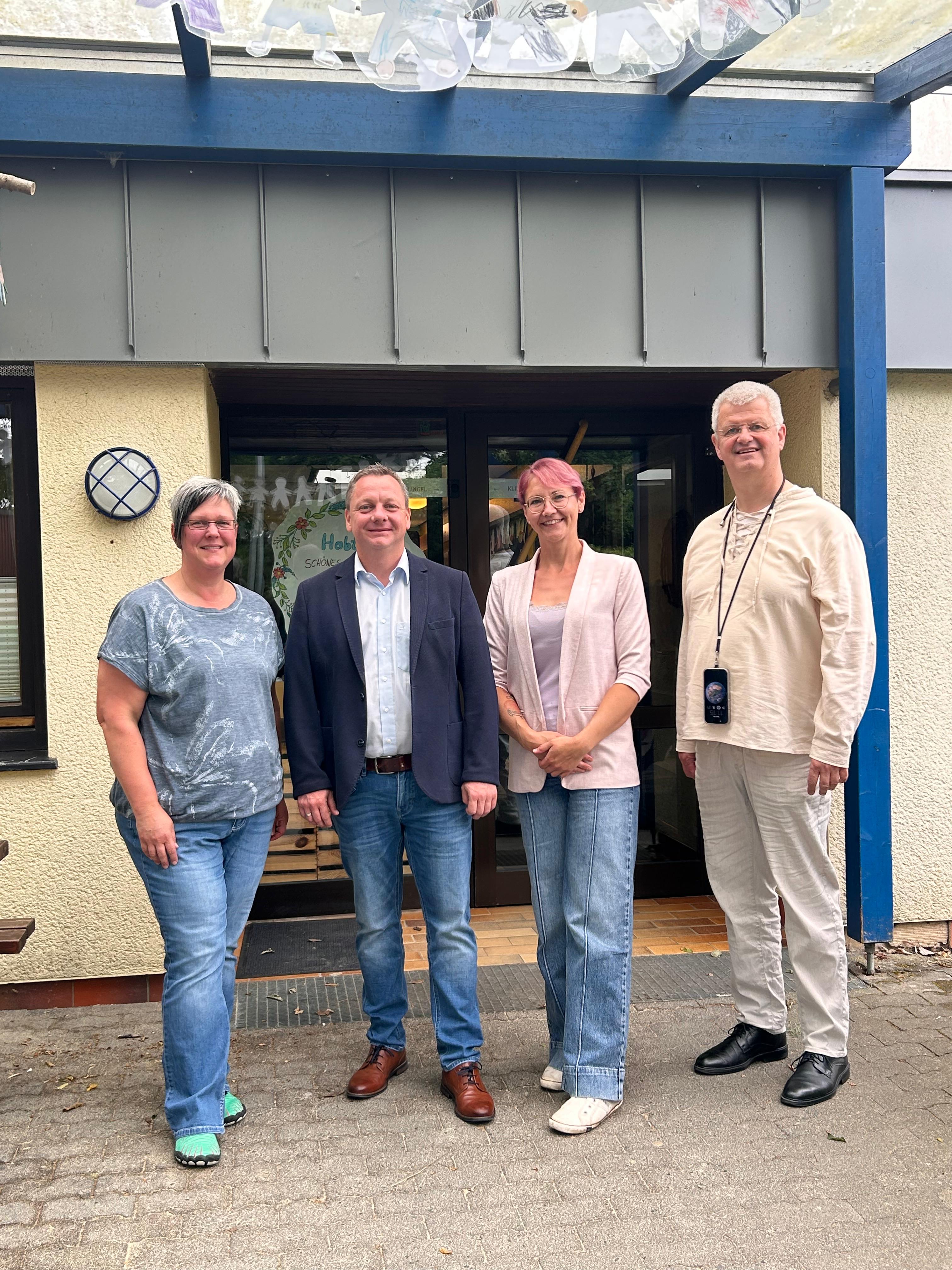 Besuch beim evangelischen Kindergarten