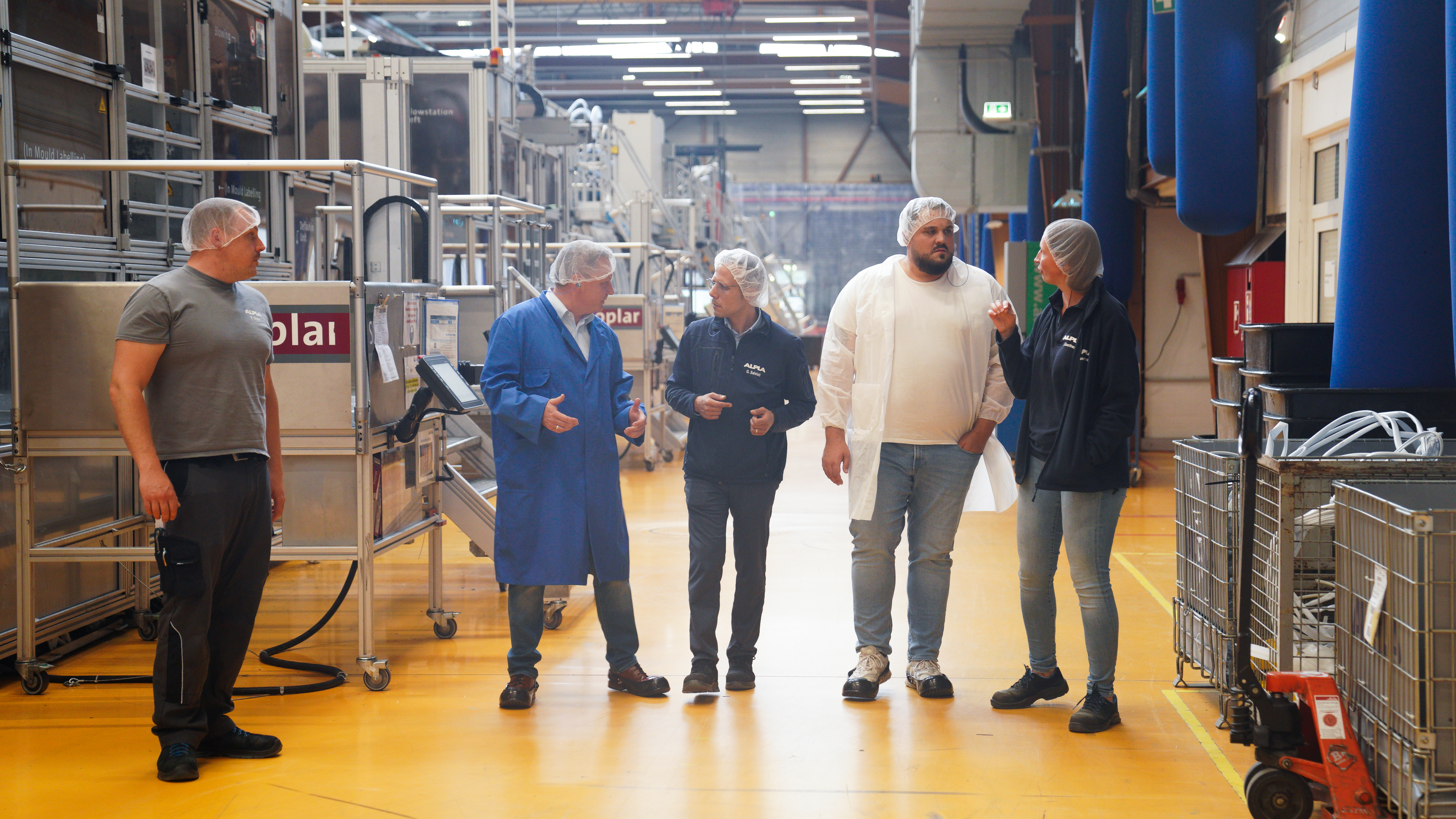 Besuch bei ALPLA Gemünden